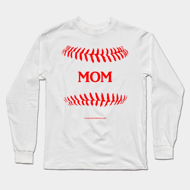 Baseball Mom Long Sleeve T-Shirt by Pastime Pros